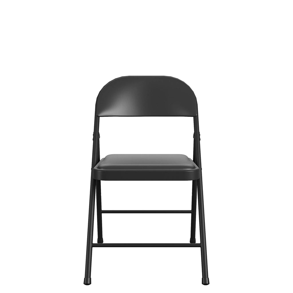 Black Vinyl Folding Chair 4-Pack C8803