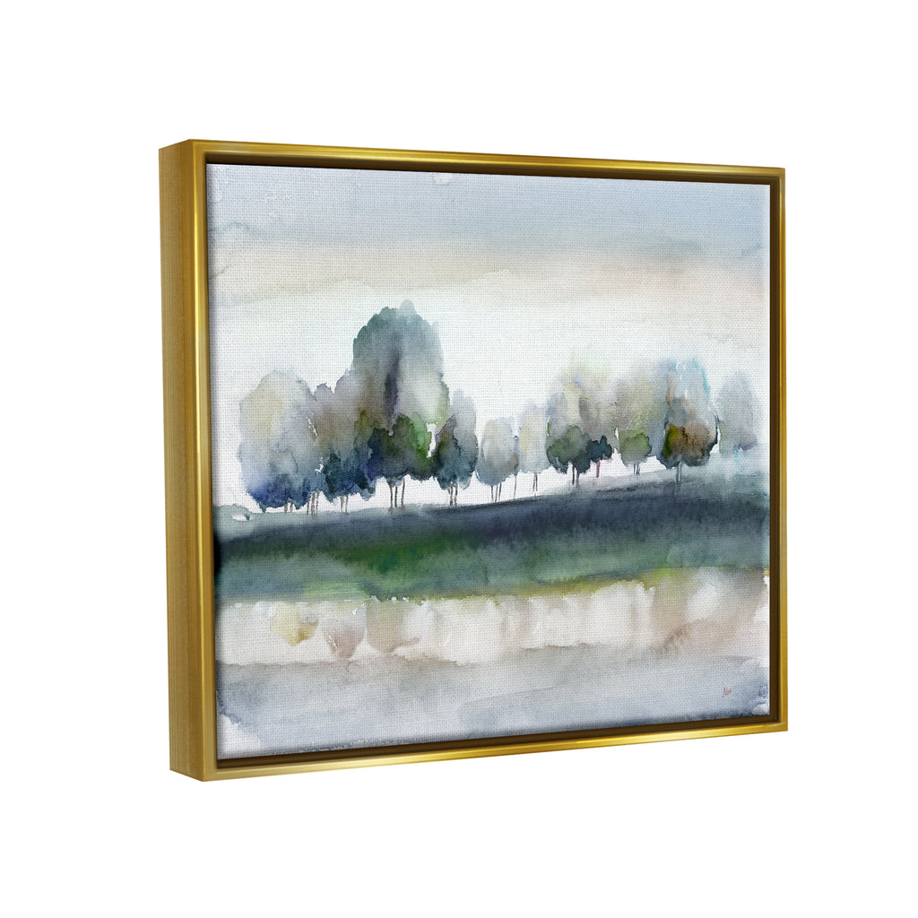 Metallic Gold Framed Canvas Print Wall Art S186958