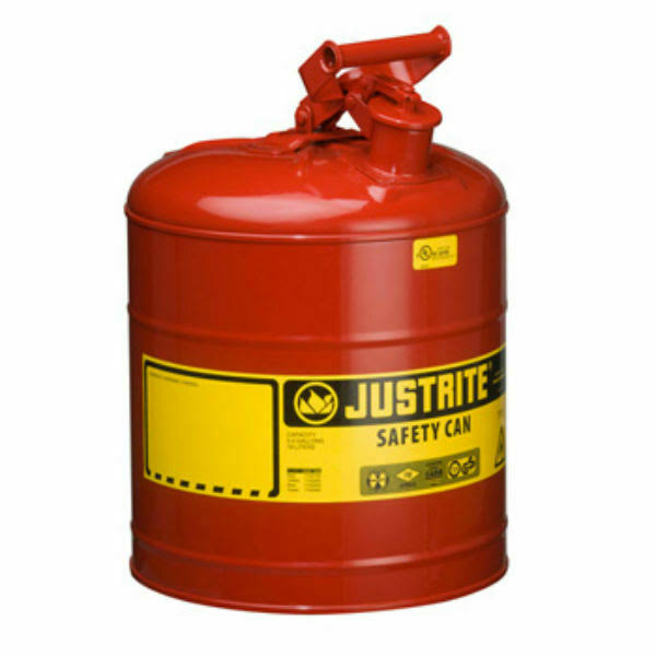 Safety Gas Can 5 Gallon, Red A325605