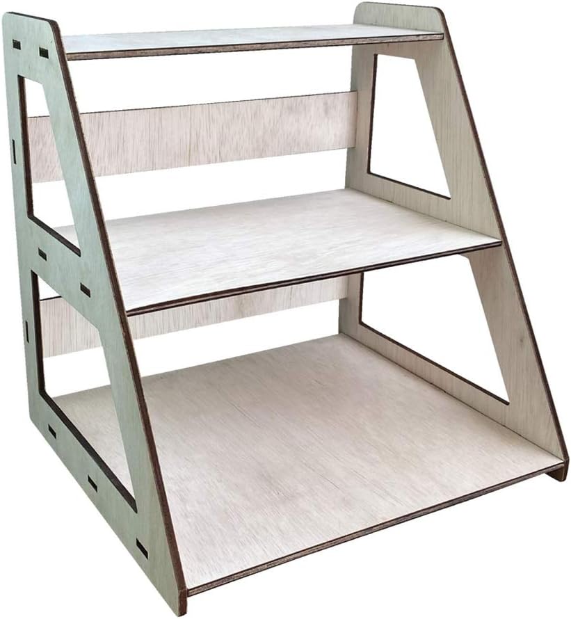 3-Tier Portable Display Stand with Shelves S434970