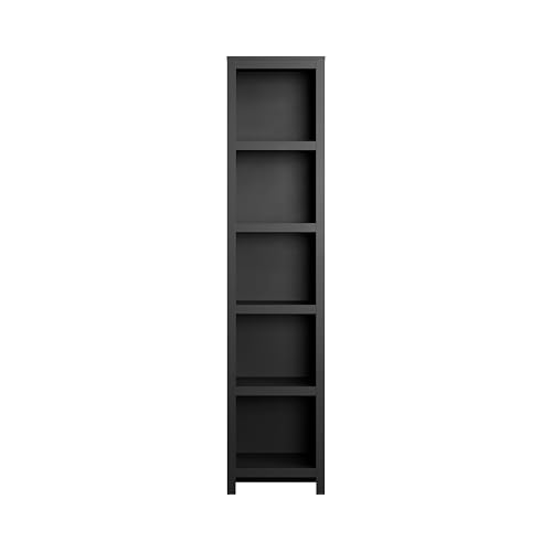 White 6-Tier Bookcase with 2 Adjustable Shelves U6025