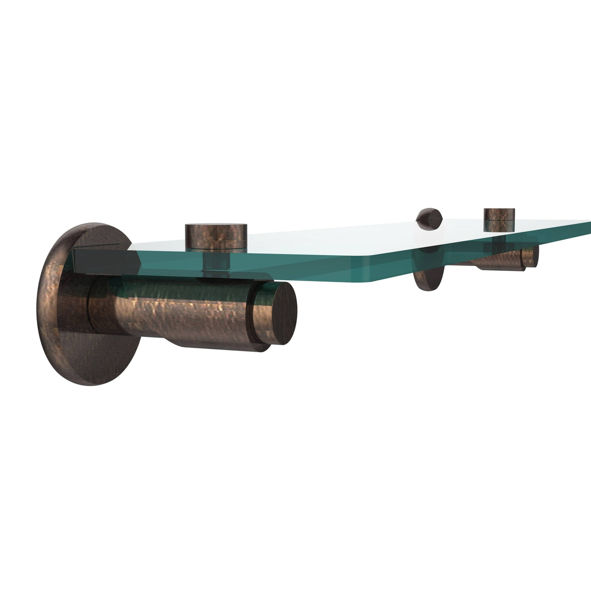 22 inch Glass Vanity Shelf Venetian Bronze O1681