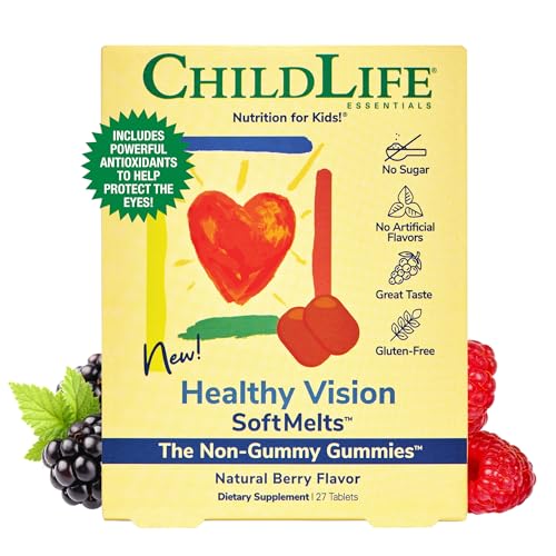 Natural Berry Flavor 27 Tablets Healthy Vision SoftMelts D844749