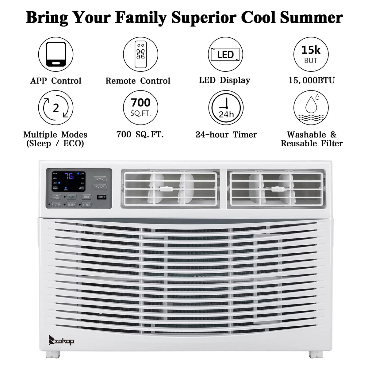 White 5000 BTU Window Air Conditioner V84337