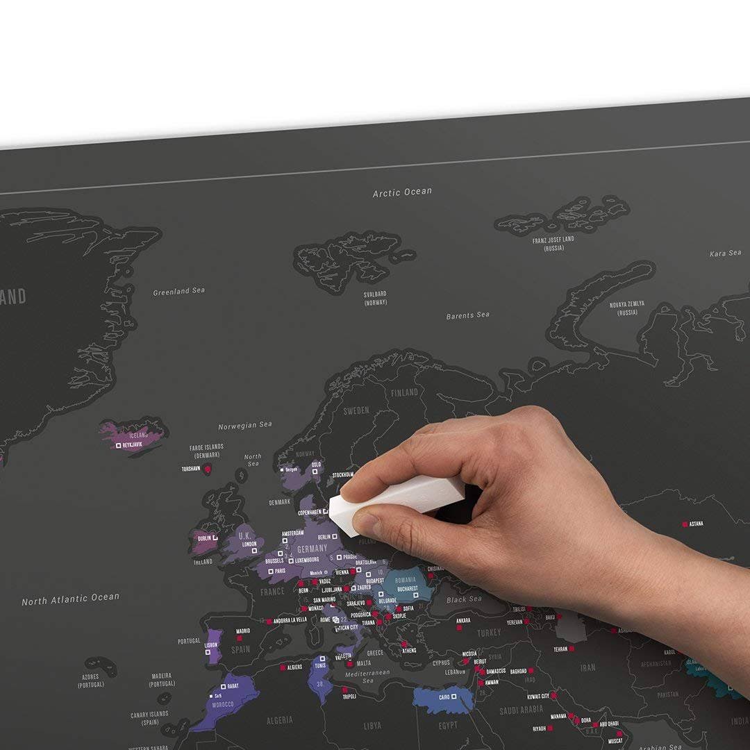Scratch Map, Capitals Edition R878