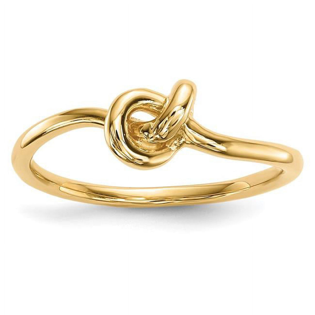 14K Yellow Gold Polished Knot Ring Size 7 S650