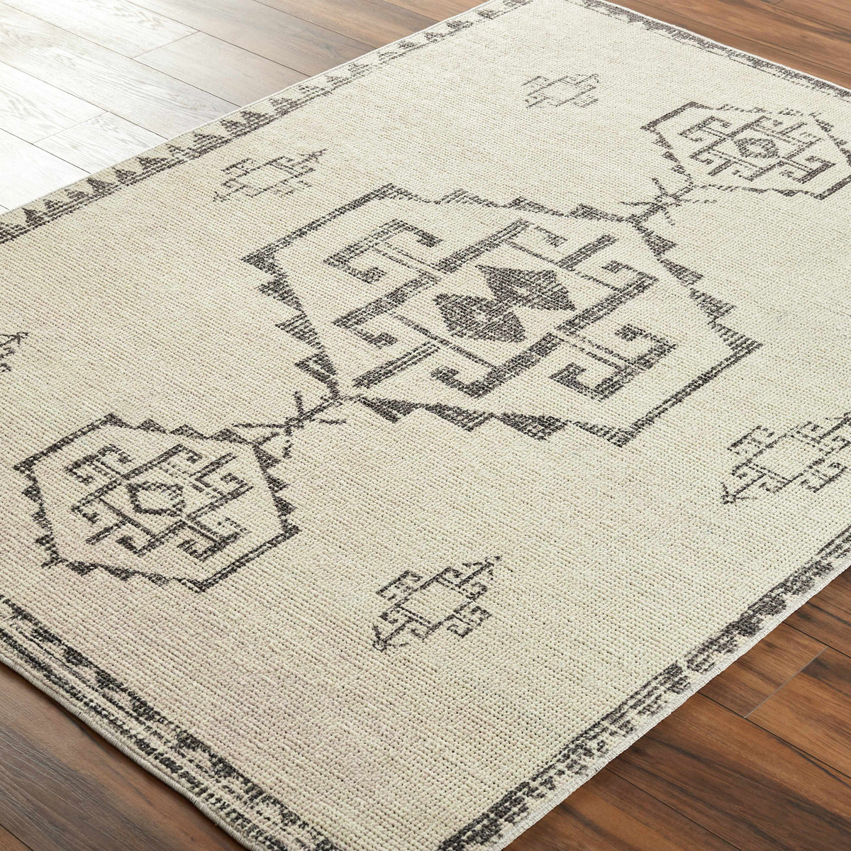Bone Taupe Cloud Gray Area Rug I160