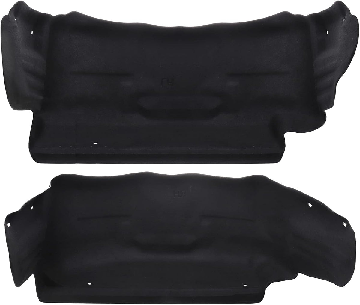 Black Rear Wheel Well Liners for Ford F150 2021 2022 J515