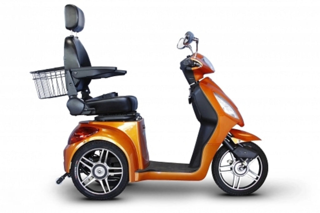 Orange 3-Wheel Scooter with Electromagnetic Brakes K803193