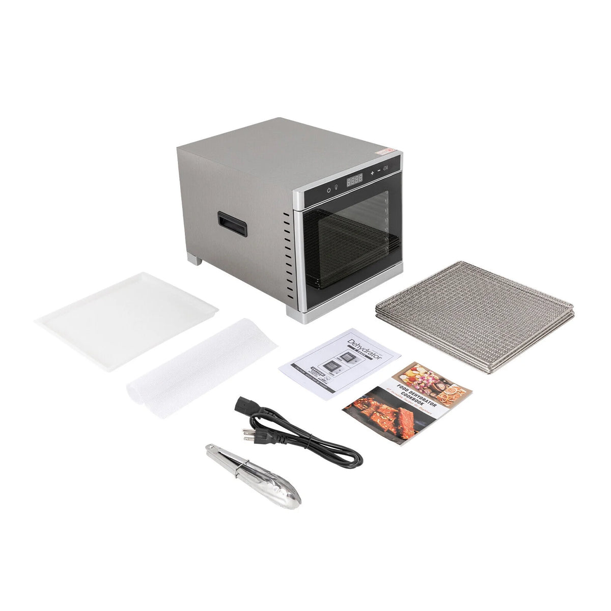 6/8 Tray Stainless Steel Food Dehydrator 700W O930