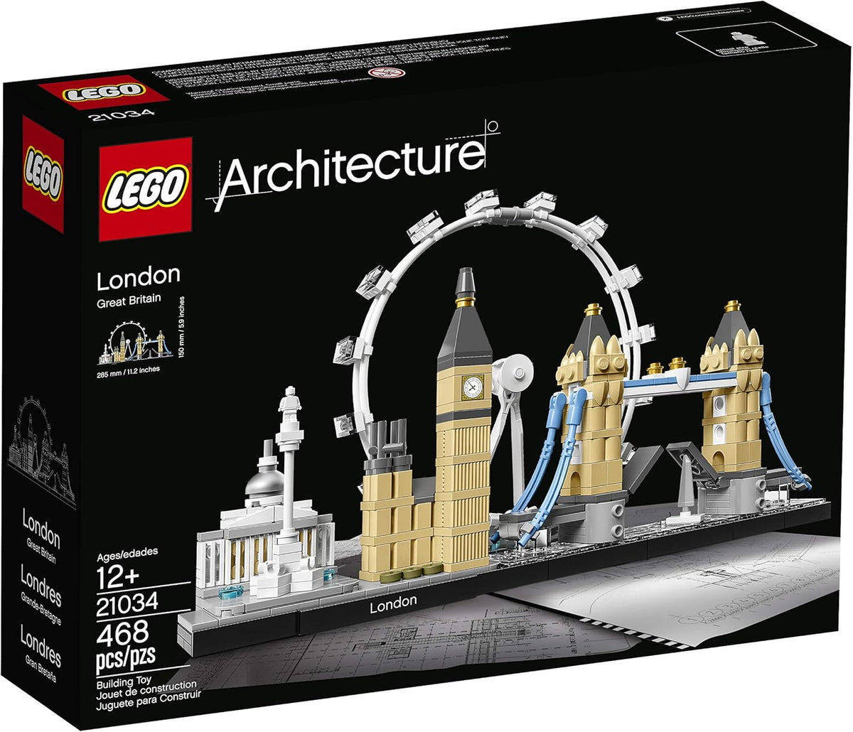 LEGO Architecture London Skyline Collection 21034 Building Set Model Kit (468 pieces) O52126