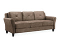 Black Fabric Curved Arms Sofa X469051
