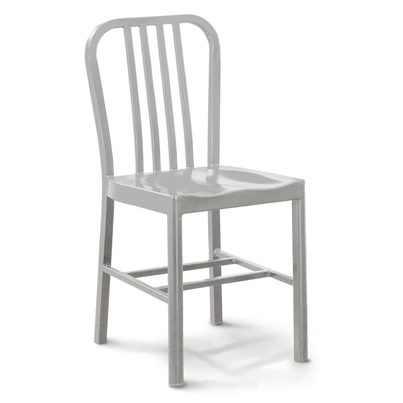 Metal Slatted Dining Side Chair (Set of 2) I359720