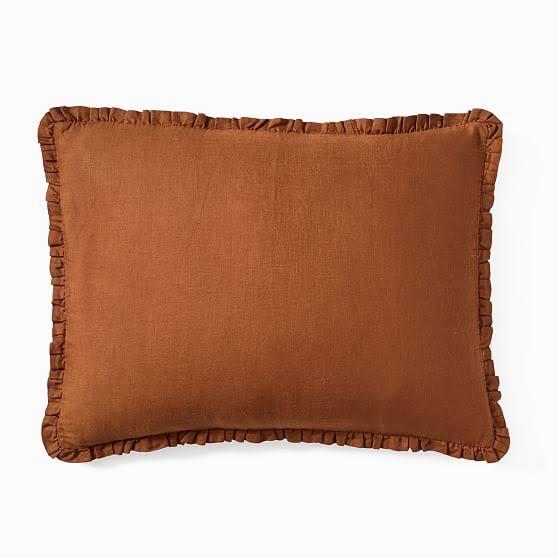 Amber Linen Ruffle Duvet Sham Set T206108