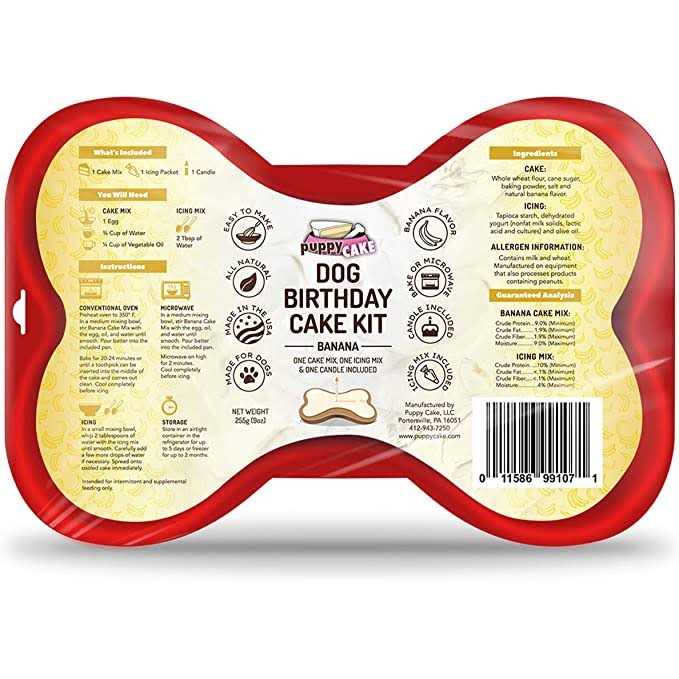 Dog Birthday Cake Kit J25568
