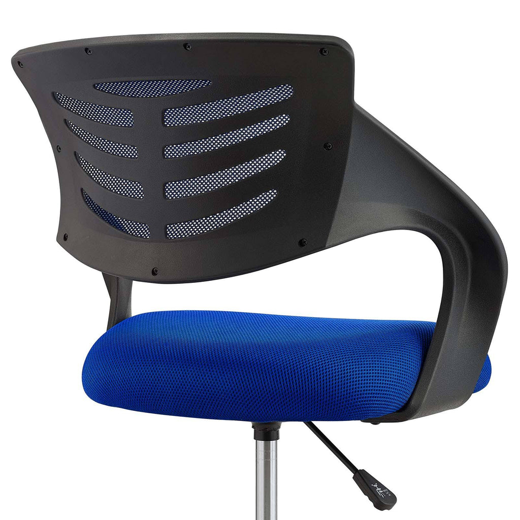 Orange Mesh Drafting Chair V543127