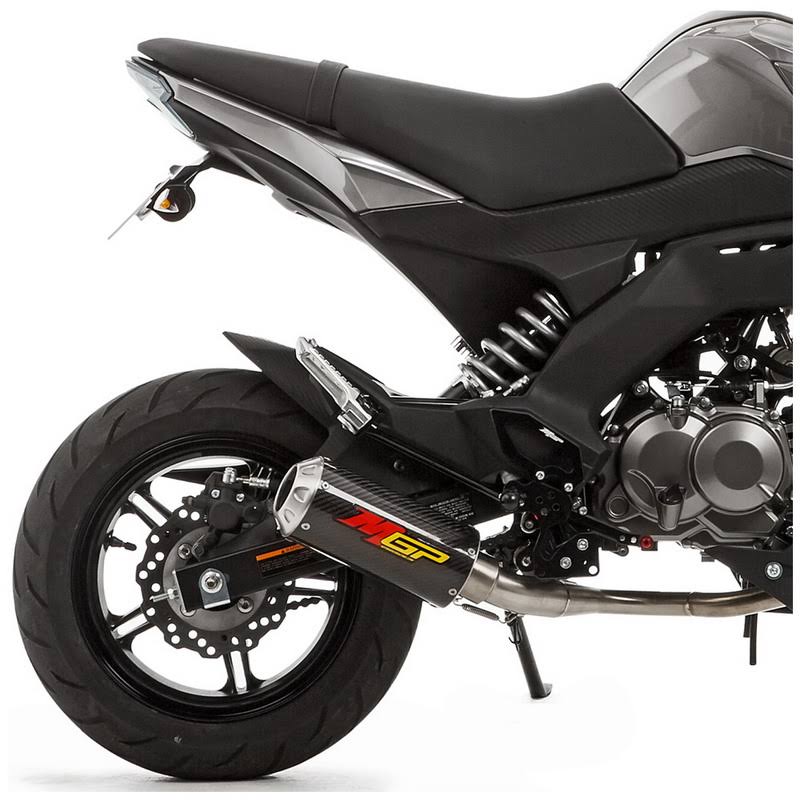 MGP Exhaust Full System CF w/ Stainless End Cap Canister M97057