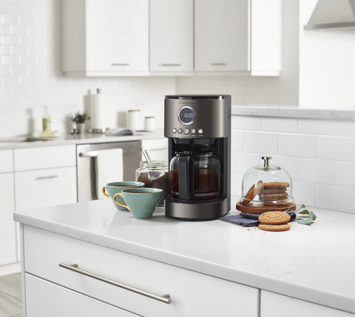 Stainless Steel Black 12 Cup Coffeemaker G620