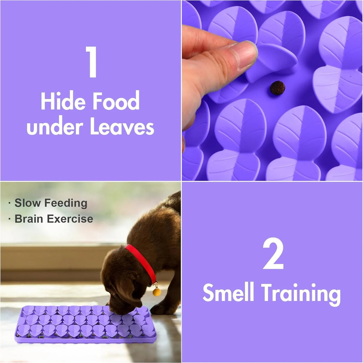 XL Purple Silicone Snuffle Mat for Dogs Z2286