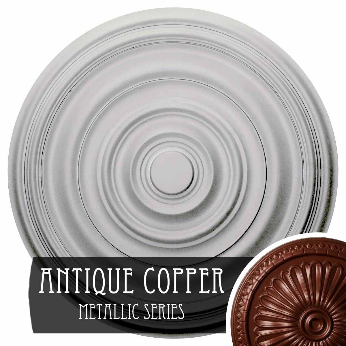 29 1/8x22OD x 1 1/2x22P Smooth Ceiling Medallion D651727