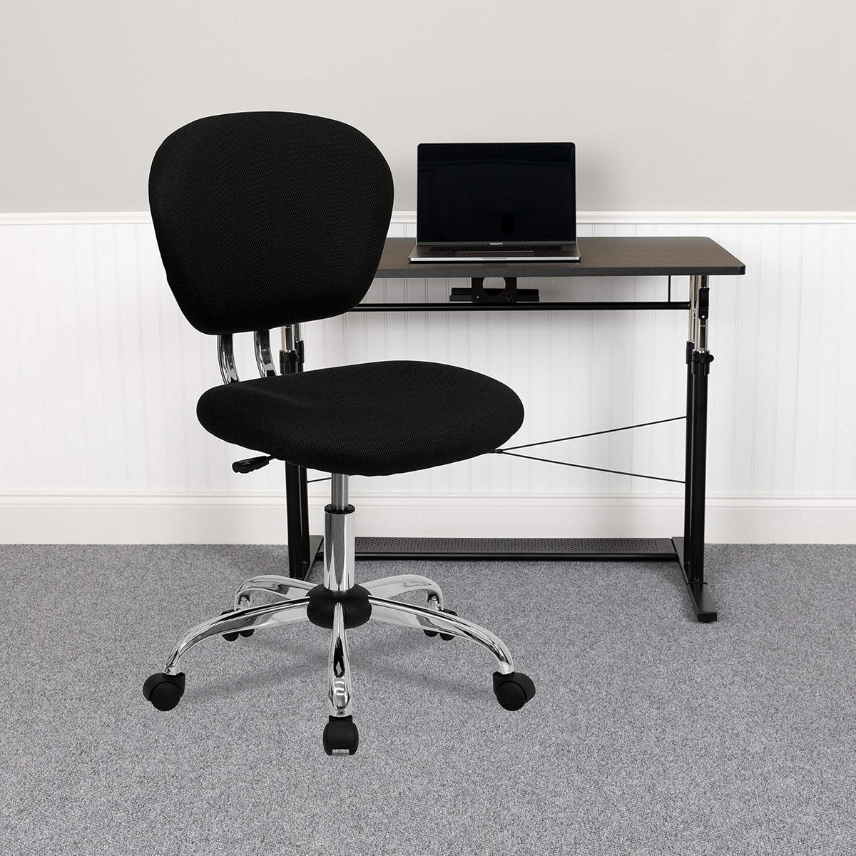 Purple Mid-Back Mesh Padded Swivel Task Office Chair Q6006