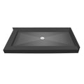 Tile Redi Double Curb Shower Pan, Center Drain Q78089