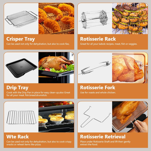 12QT Touchscreen Air Fryer Oven M75204