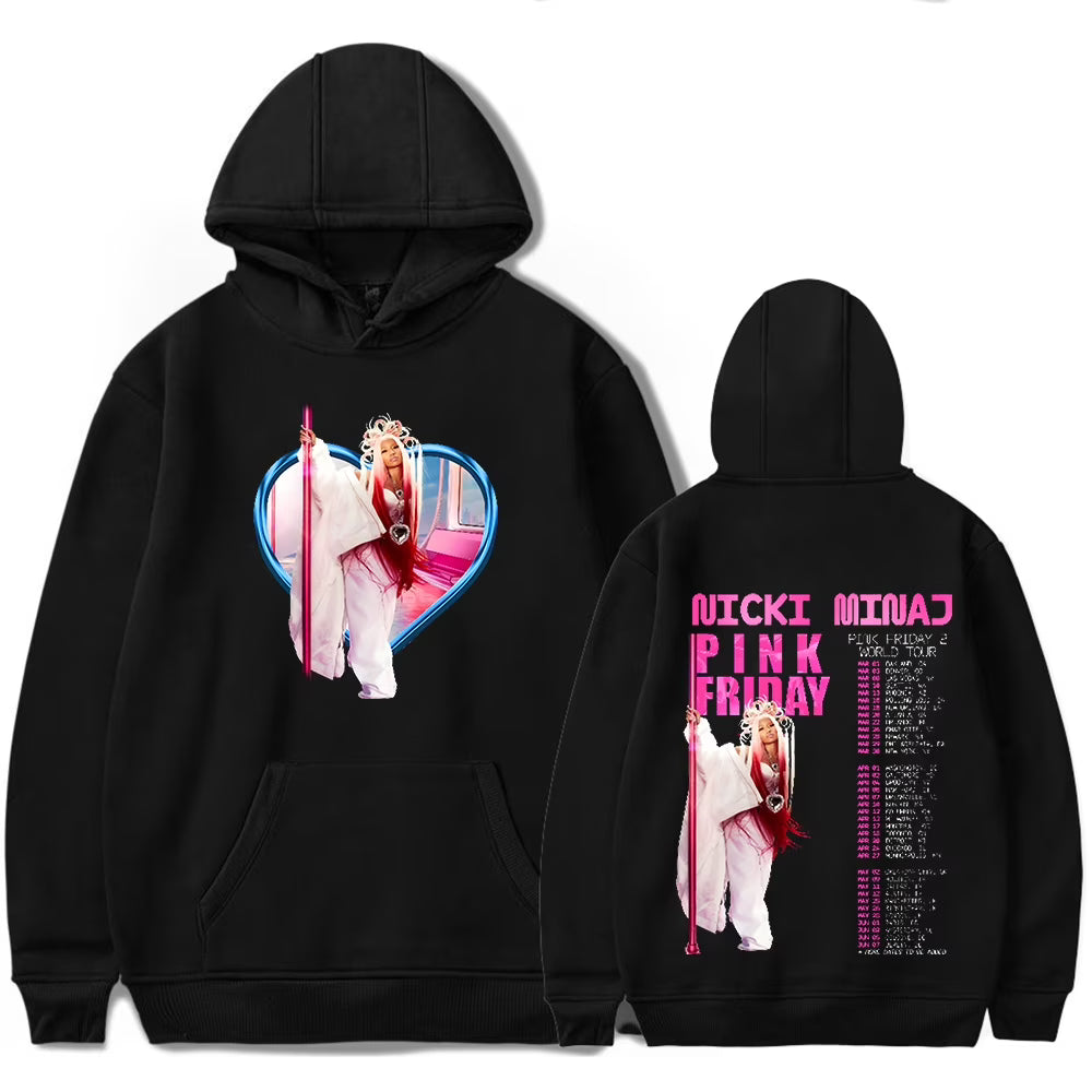 Pink Friday 2 Heart Logo Hoodie Sweatshirt Pullover R502820