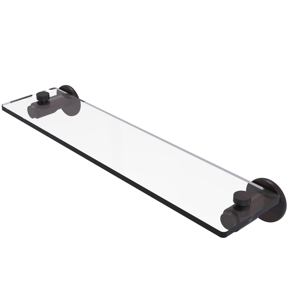 22 inch Glass Vanity Shelf Venetian Bronze O1681