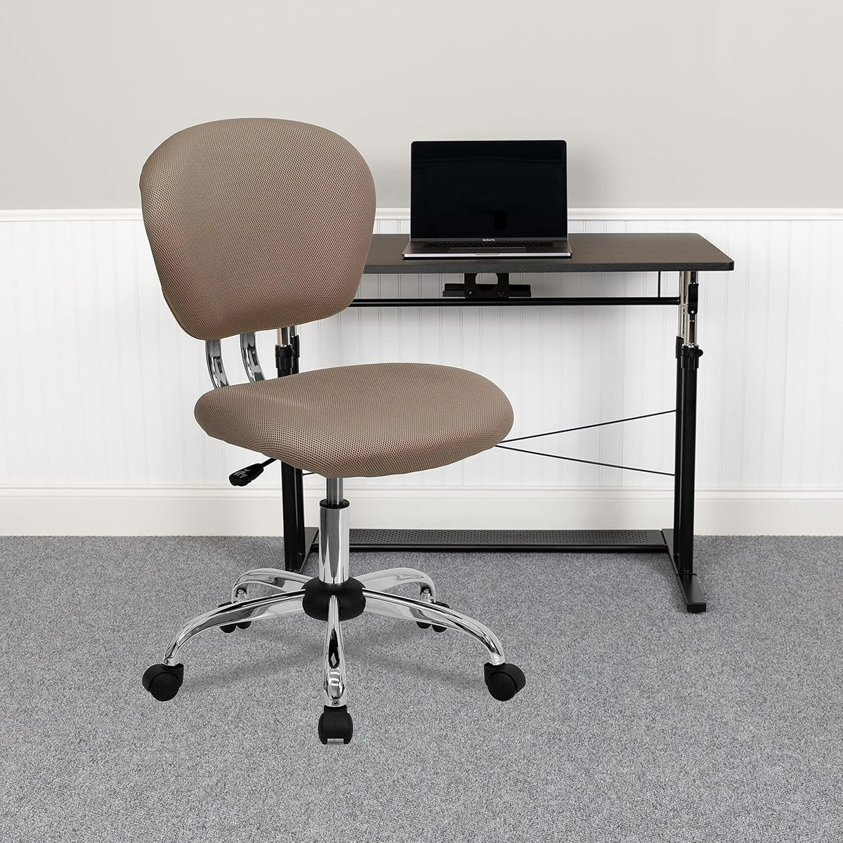 Purple Mid-Back Mesh Padded Swivel Task Office Chair Q6006