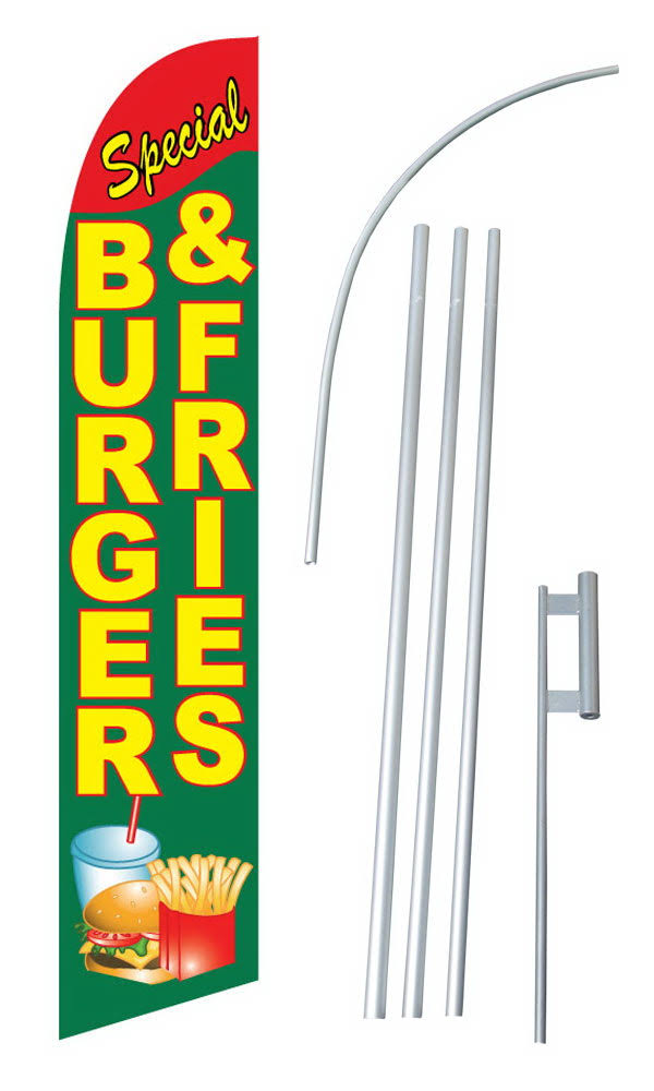 15" x 26" Polyester Flag Set P245