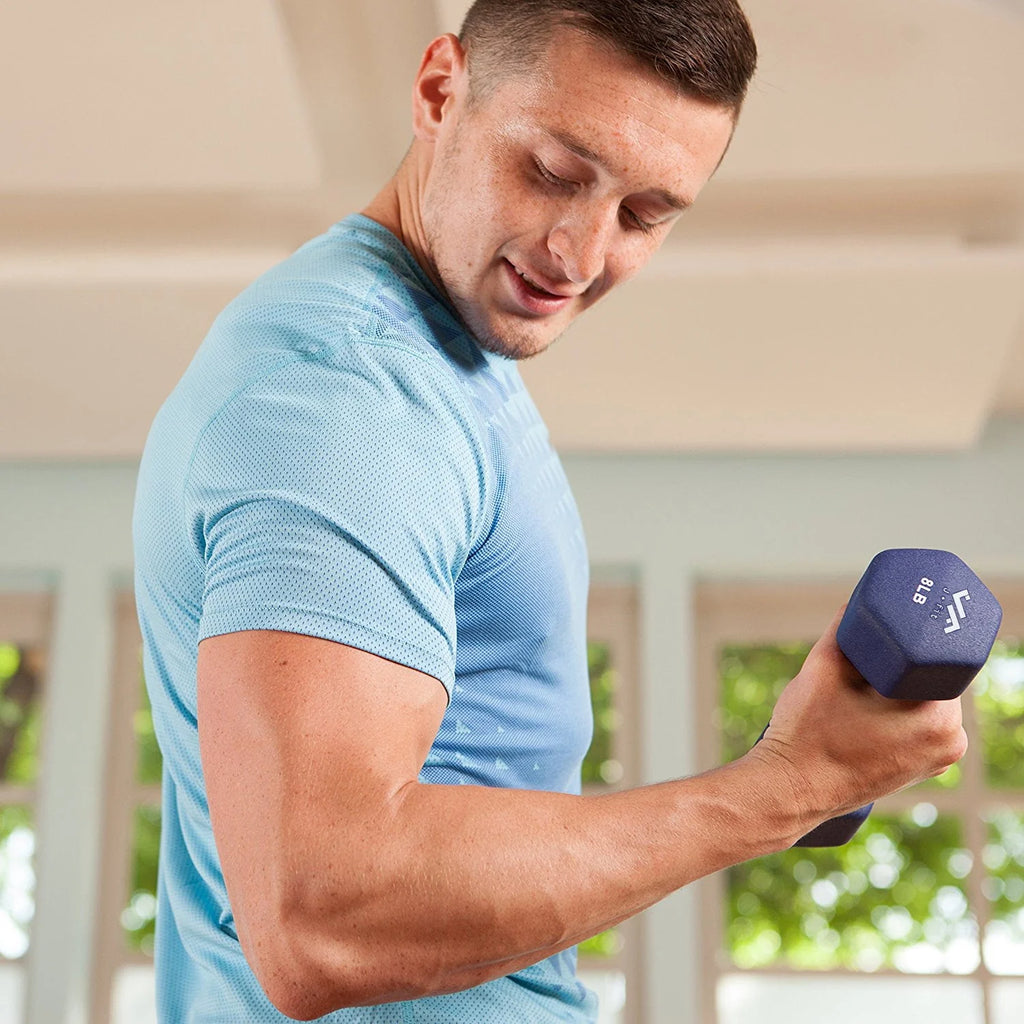 46 lb Dumbbell Set with Steel Stand C948
