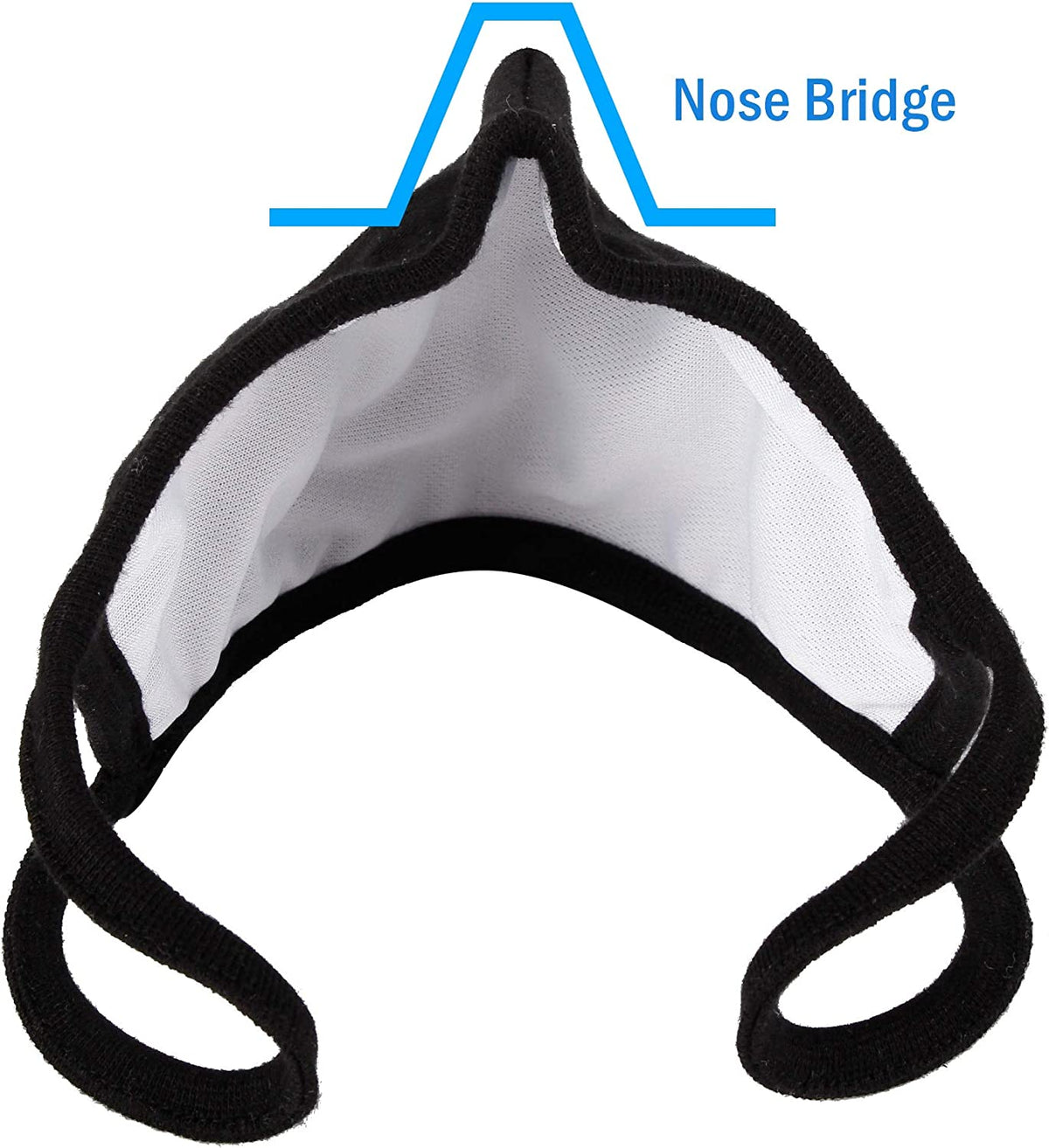 3-Ply Washable Reusable Cloth Face Mask with Nose Wire 6 Pack L9440