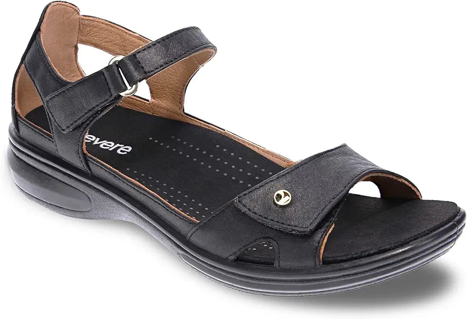 Women's Flat Sandals with Adjustable Fit and Arch Support A590908