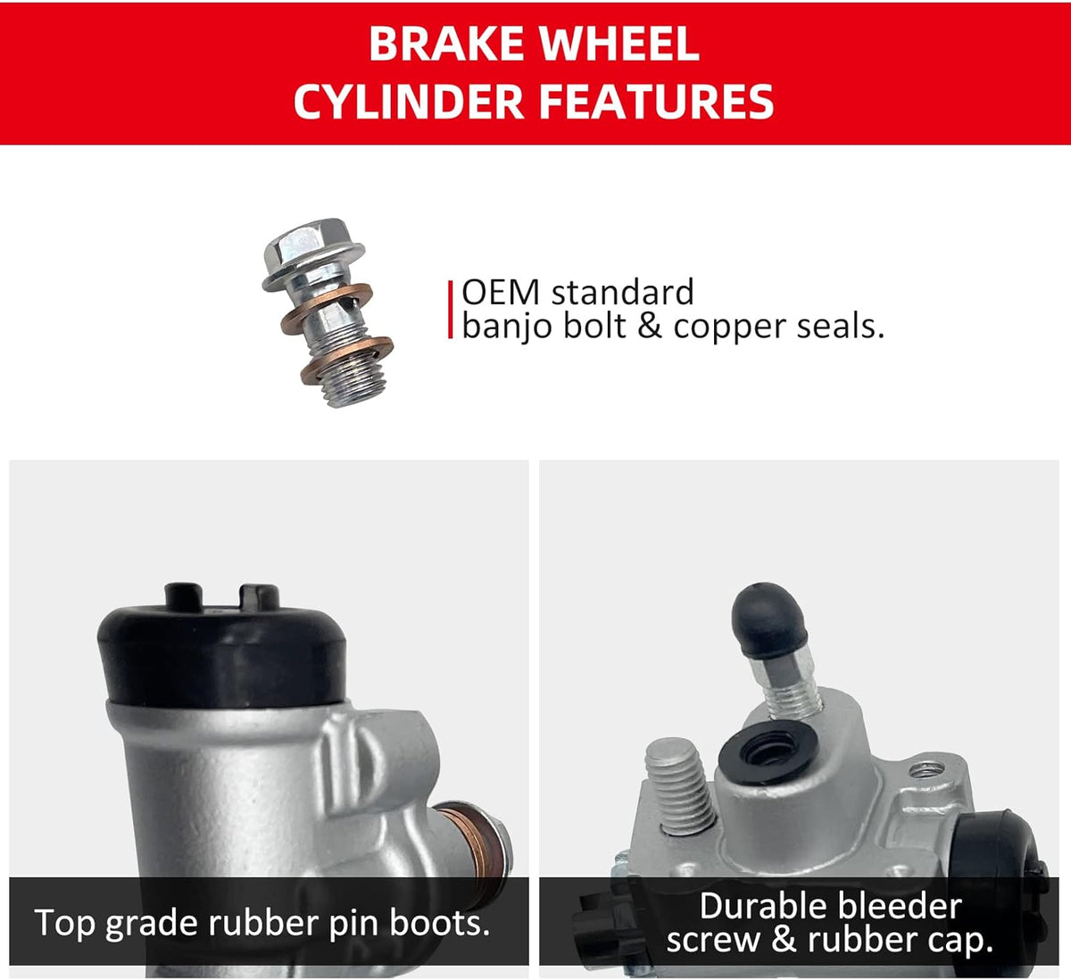 Front Brake Wheel Cylinders Pack of 2 E1184