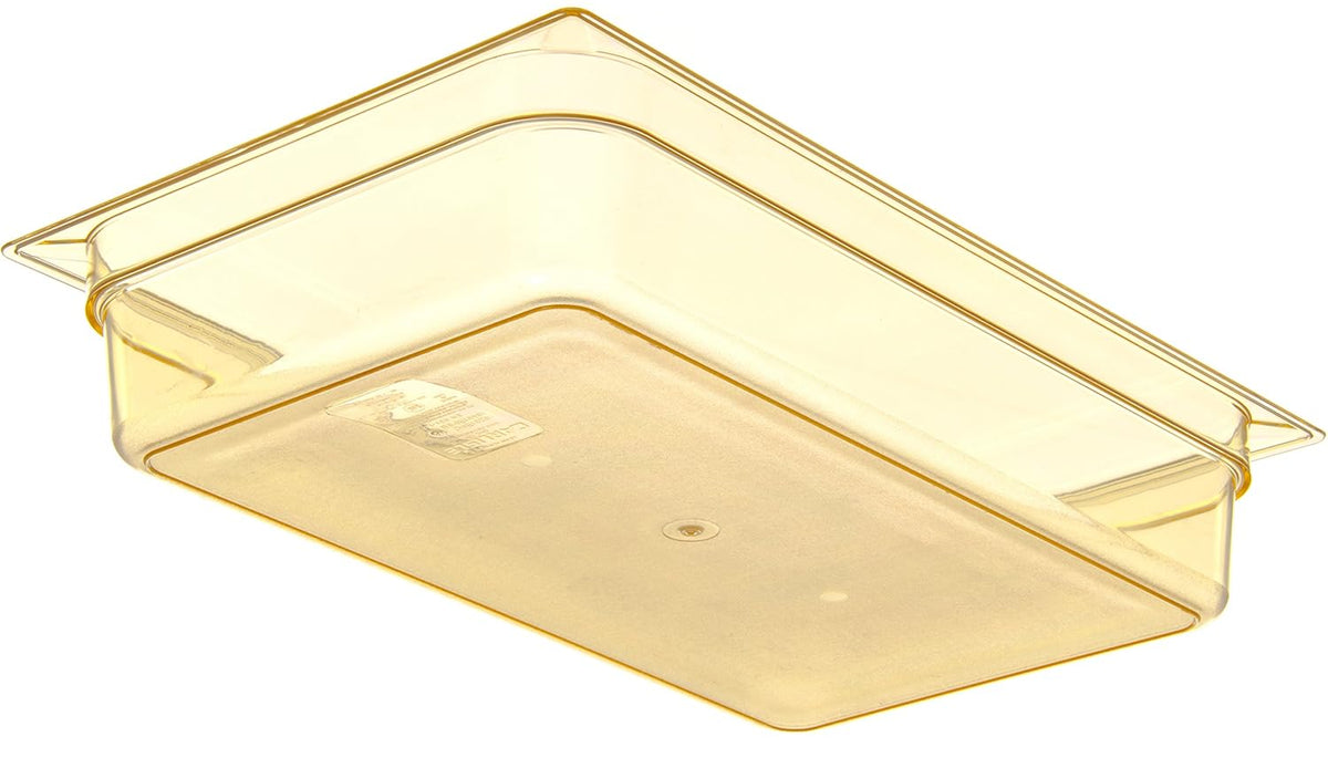 High-Heat Full-Size Food Pan, 12.7 qt, 20-3/4 x 12-3/4 x 4", Amber, Case of 6 W792