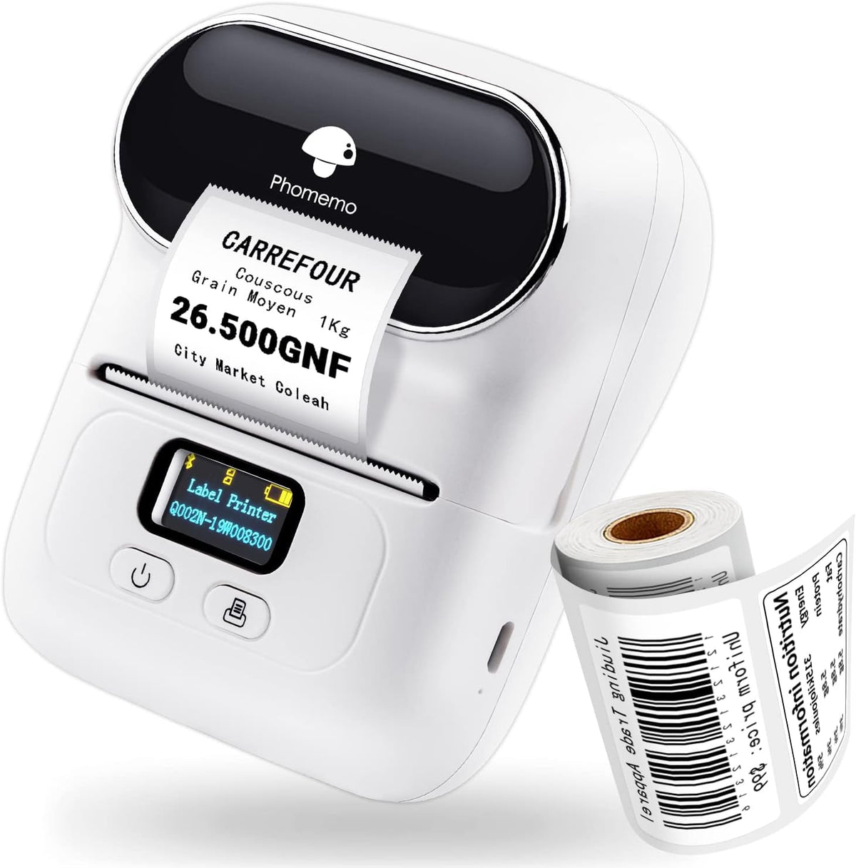 Pink Mini Bluetooth Thermal Label Printer J37967