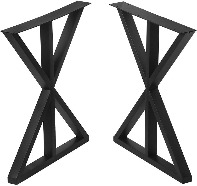 Black Metal Table Legs 2 PCS L948312
