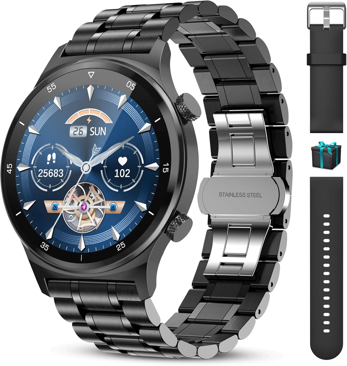 IP67 Waterproof Smartwatch with Heart Rate Sleep Monitor U208