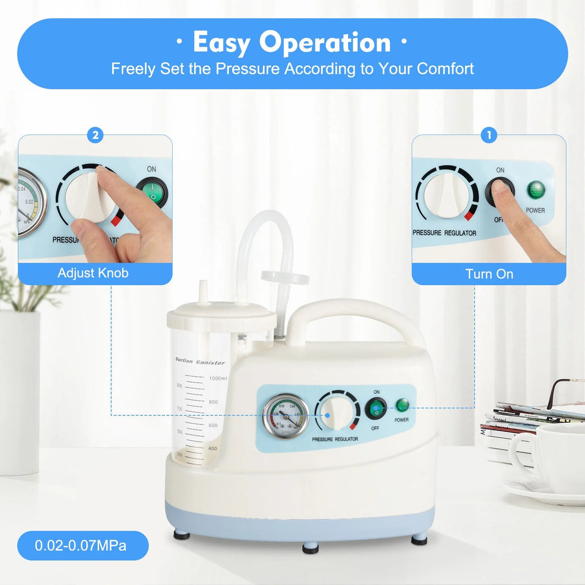 1000ML Portable Medical Suction Unit F32150