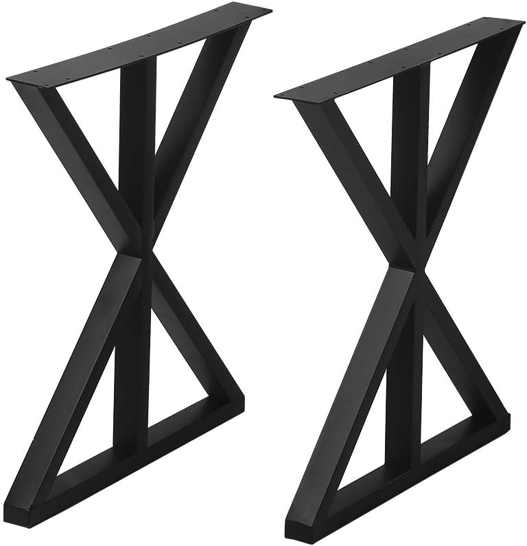 Black Metal Table Legs 2 PCS L948312