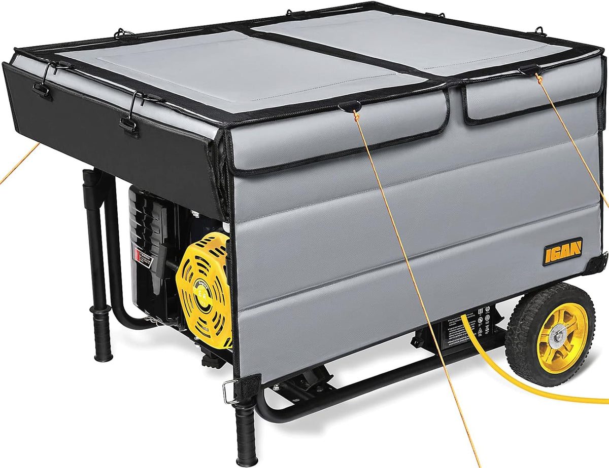 Gray Ultra Heavy Duty Tarpaulin Generator Tent Cover F25647