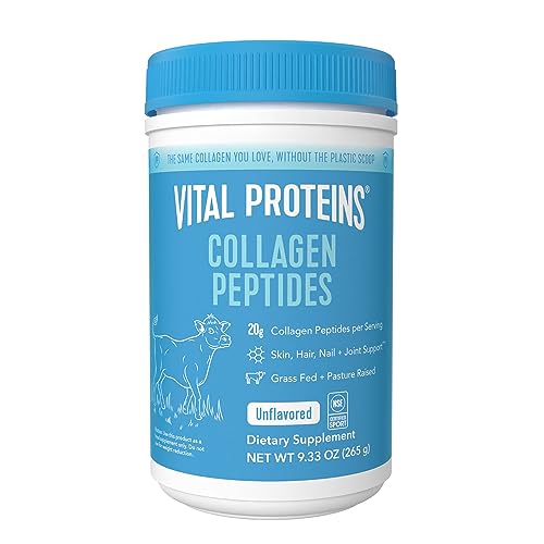 Unflavored Hydrolyzed Collagen Peptides Powder Supplement 5 oz Canister R900