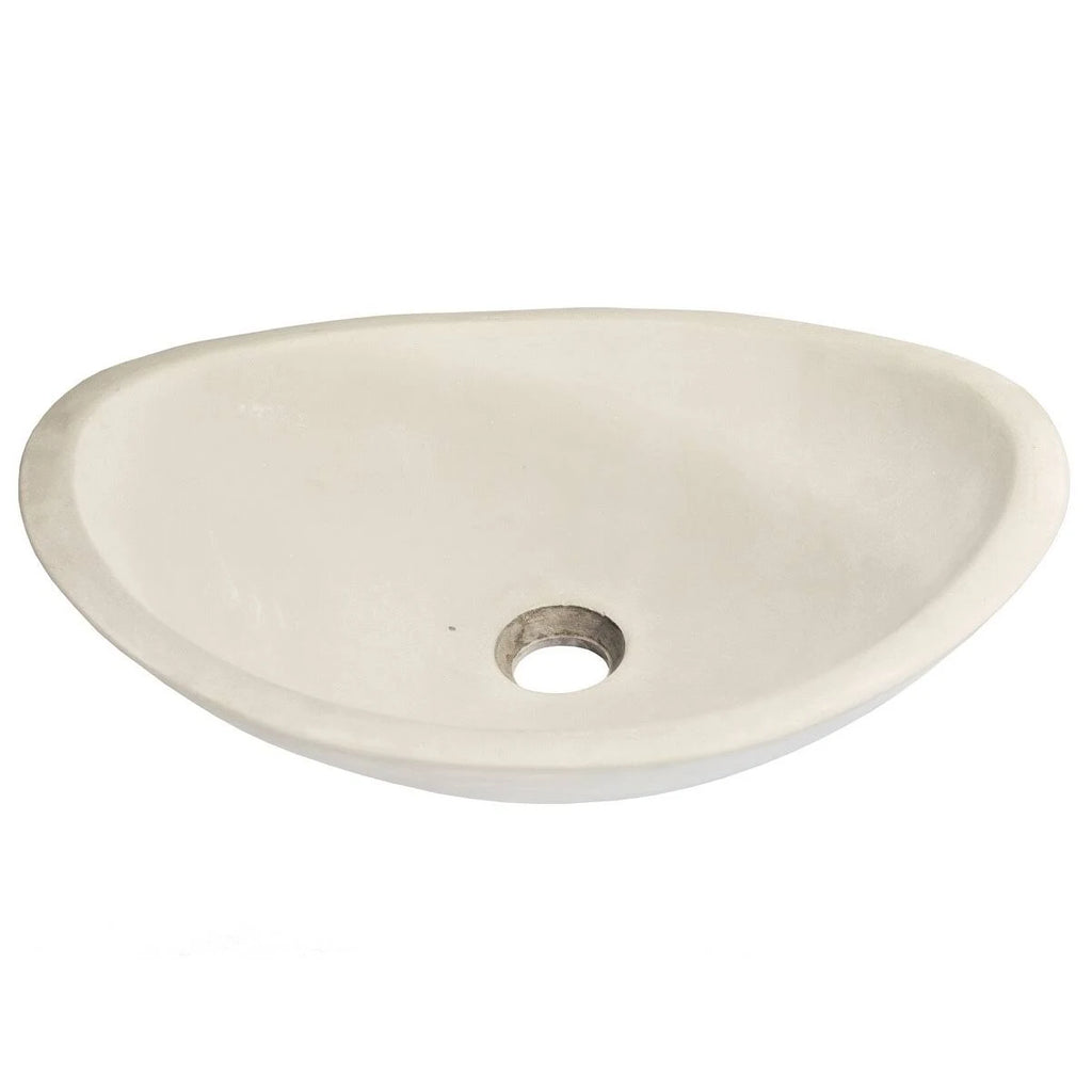Concrete Canoe Vessel Sink in Dark Gray F441