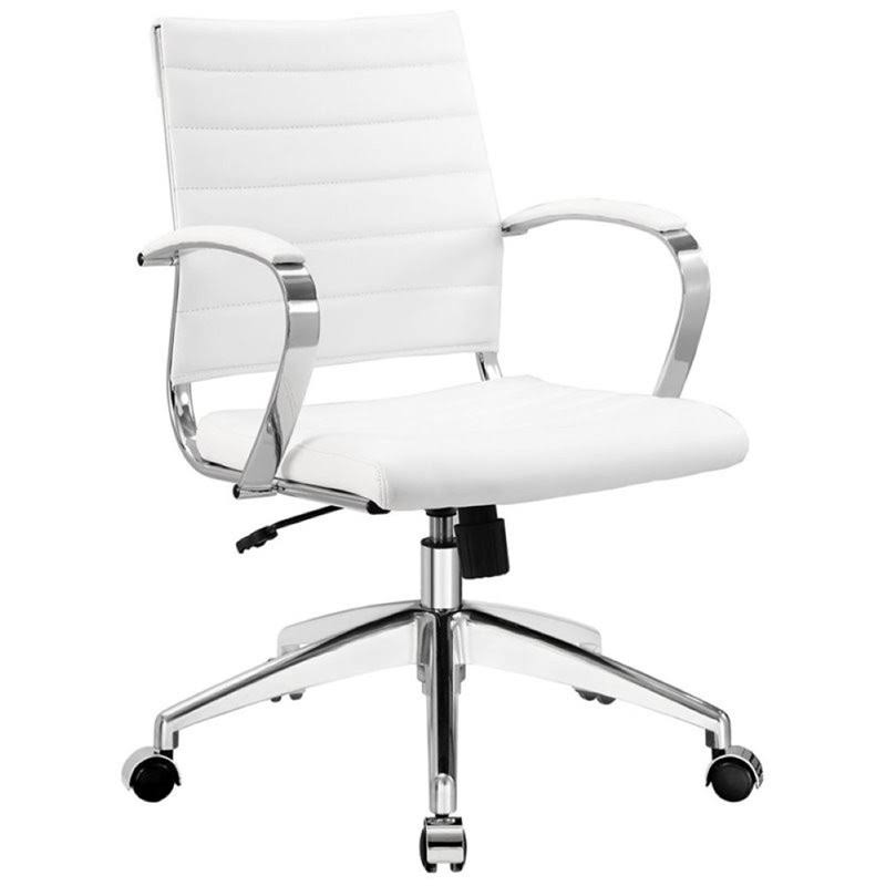 White Faux Leather Office Chair D29507