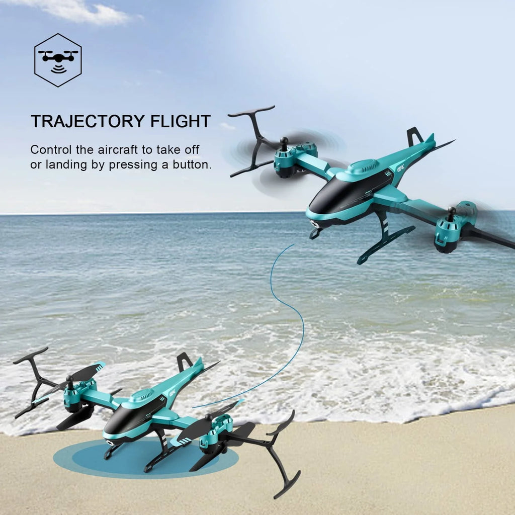 Blue RC Helicopter Drone with 1080P HD Camera Q704