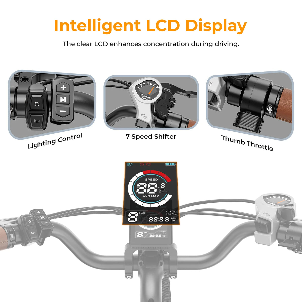 500W Electric City Cruiser Bicycle with 36V 13Ah Removable Battery L959