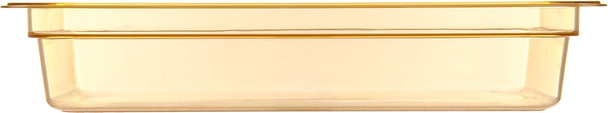 High-Heat Full-Size Food Pan, 12.7 qt, 20-3/4 x 12-3/4 x 4", Amber, Case of 6 W792