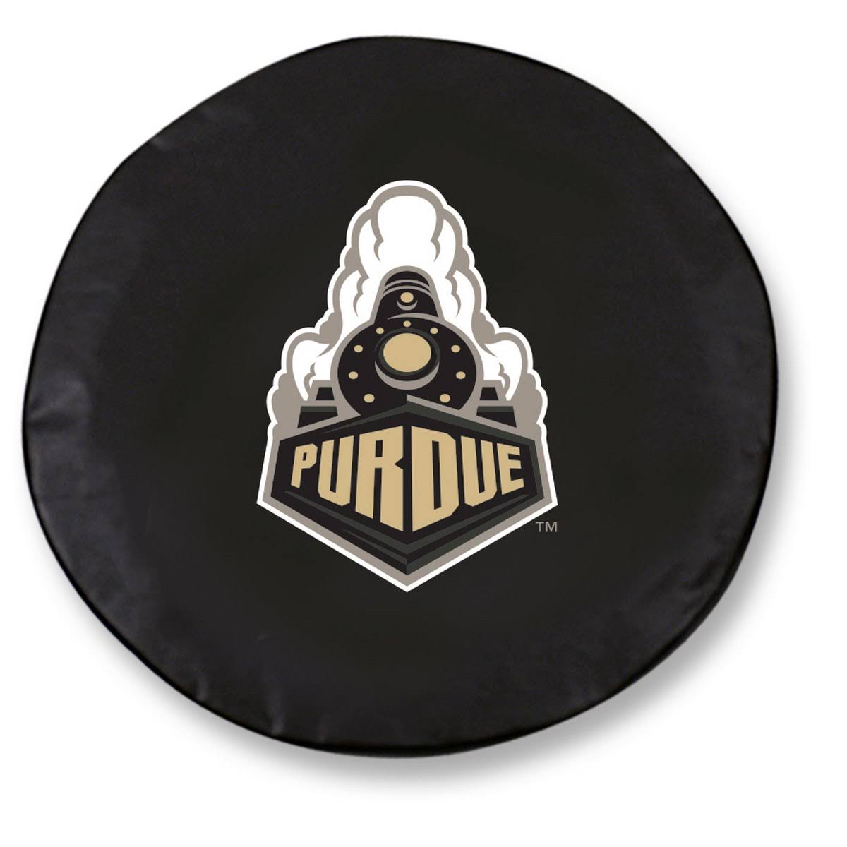 Black Vinyl Fitted Spare Car Tire Cover R2054