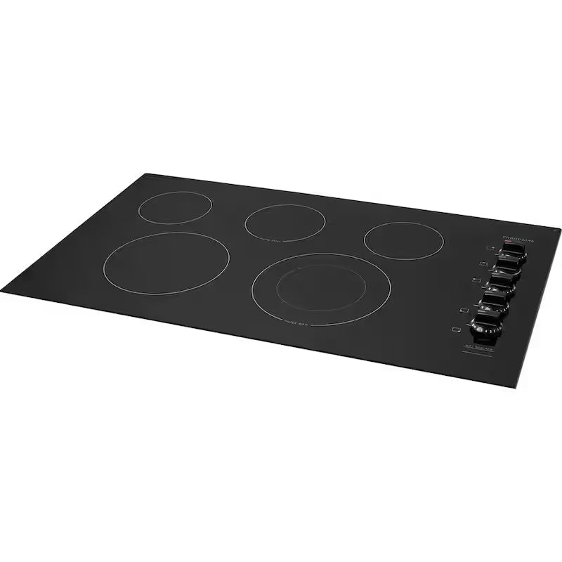 Black 5 Element Radiant Electric Cooktop Y476